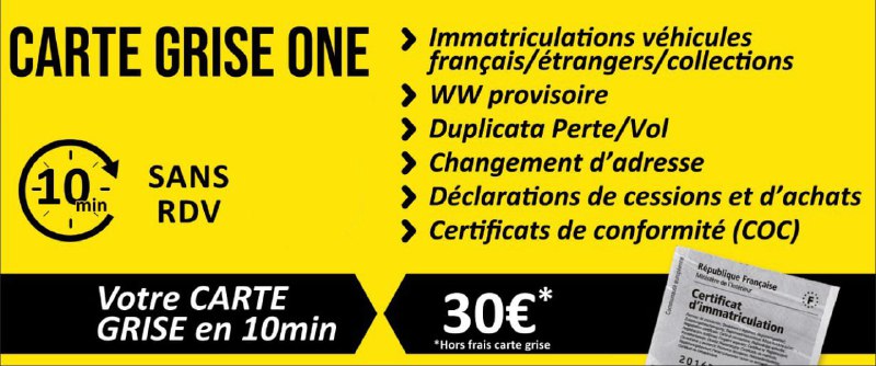 carte grise strasbourg